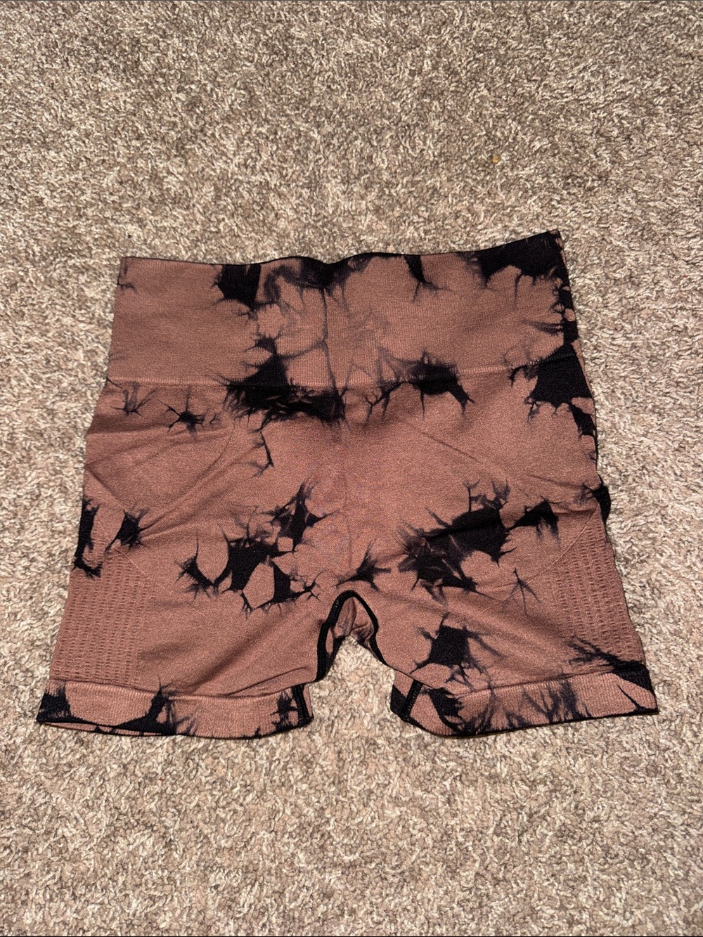 Tie-Dye High-Waist Women’s Scrunched Butt Shorts